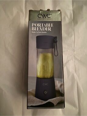 CWC Portable Blender in Dark Blue - Compact Personal Blender